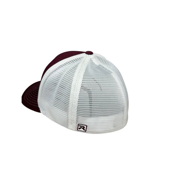 Richardson Flex Fit Hat No 172 Sz SM-MD Maroon White DUDE Customization - Picture 4 of 10